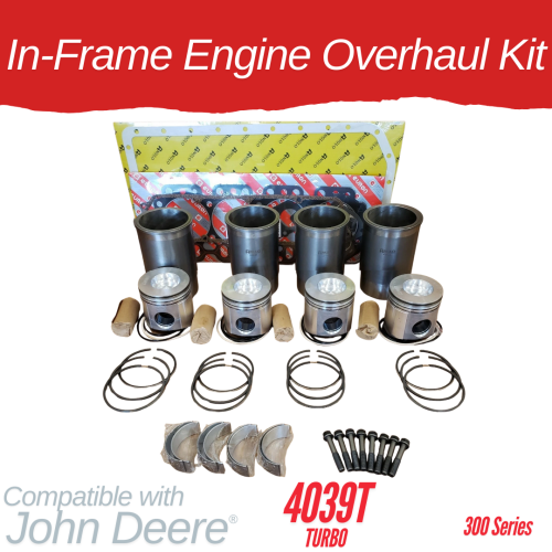 メンテナンス ERI JOHN DEERE 4039T TURBO - 300 SERIES INFRAME ENGINE OVERHAUL KIT